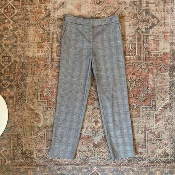 Ann Taylor Black and White Plaid Pants Size 0 - Picture 8 of 12